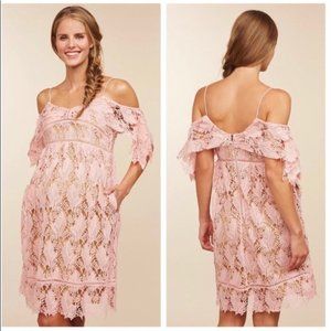Cold Shoulder Lace Maternity Dress size M